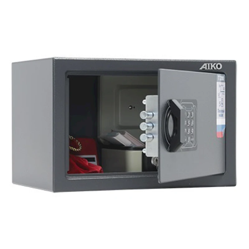 Мебельный сейф Aiko T-200 EL, электронный кодовый, графитовый, 200x310x200 мм Мебельный сейф Aiko T-200 EL, электронный кодовый, графитовый, 200x310x200 мм