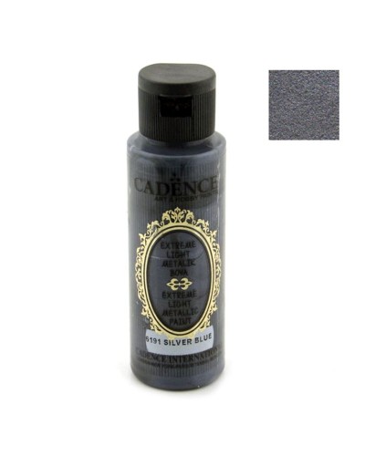 Akril boya-metallik Cadence Extreme Light Metallic 6191 Silver Blue 70 ml