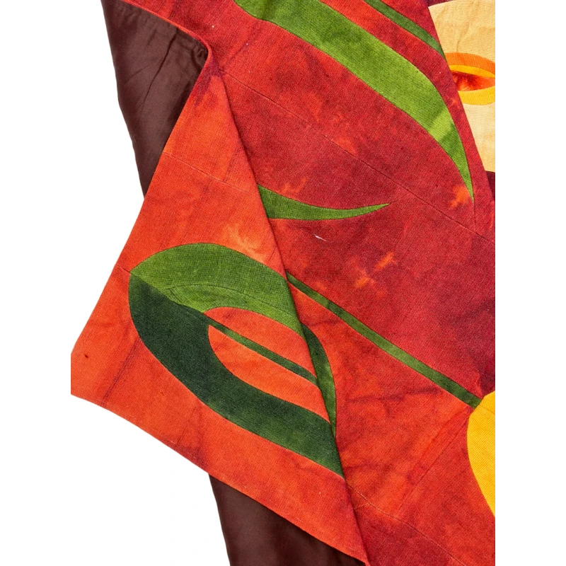 Ковер килим ручного производства Natural halı ELX05, 153х160 см, хлопок, красный Ковер килим ручного производства Natural halı ELX05, 153х160 см, хлопок, красный