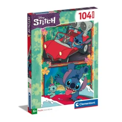 Пазл Clementoni 27571 Disney Stitch, картон, 104 элементов, 48.5x33.5 см