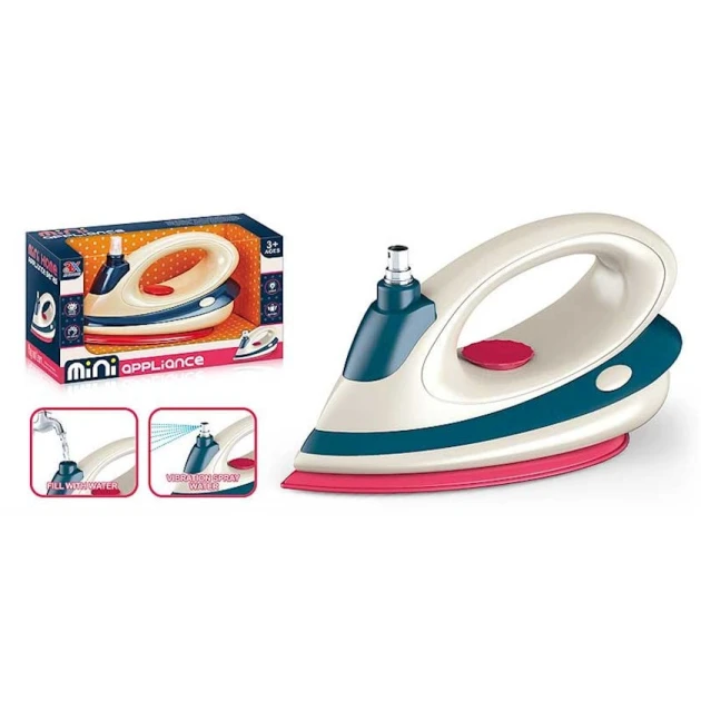 Игрушечный утюг Ao Xie Toys Mini Appliance Set 6705A, звуковые, световые и эффект брызги воды, 21х9.5х12 см, 3+ лет Игрушечный утюг Ao Xie Toys Mini Appliance Set 6705A, звуковые, световые и эффект брызги воды, 21х9.5х12 см, 3+ лет