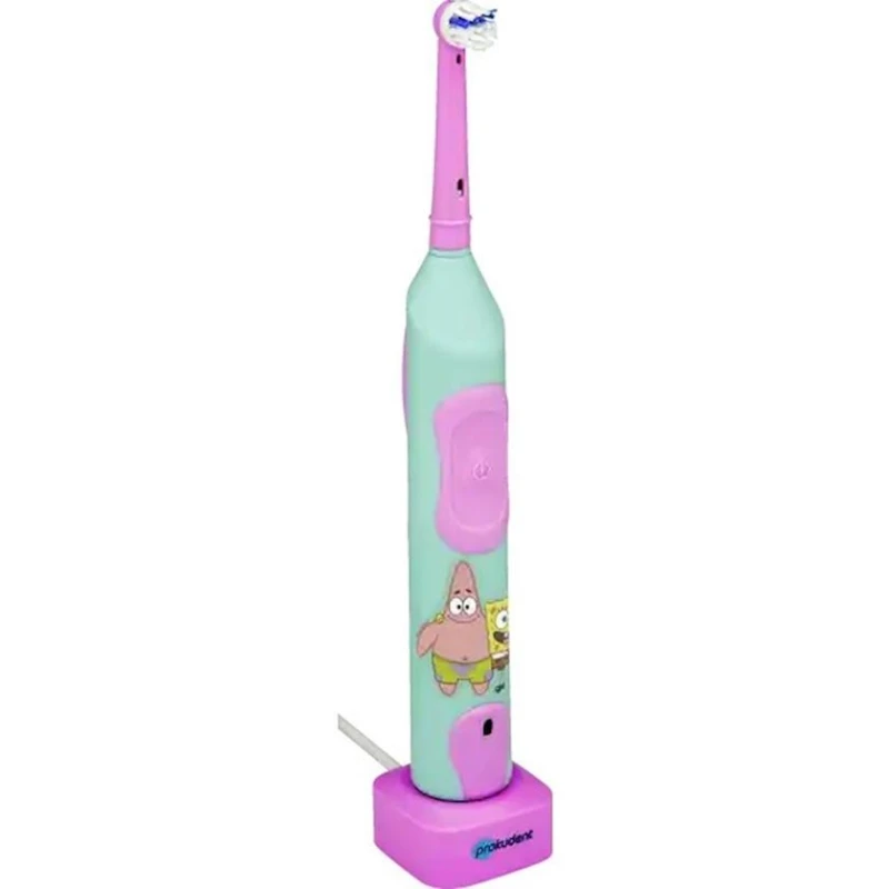 Детская электрическая зубная щетка Prokudent SpongeBob, 3+ года, товар в ассортименте Детская электрическая зубная щетка Prokudent SpongeBob, 3+ года, товар в ассортименте