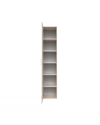 Şkaf Art Mebel 12, 210x40x45 sm, laminat, krem