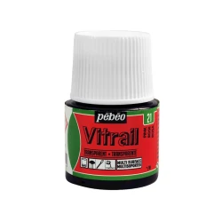 Прозрачная краска для витража Pebeo Vitrail 021 Pink, розовая, 45 мл