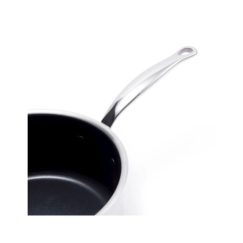 Сотейник GreenPan, нержавеющая сталь, серебристый, 3.8 л, 16 см