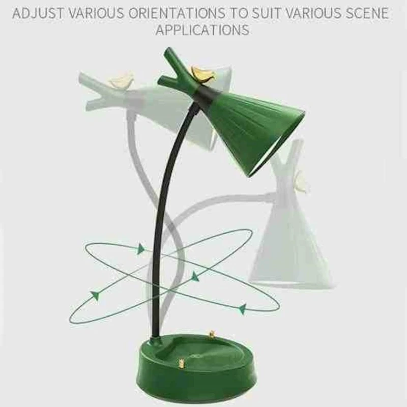 Настольный светильник Givelong Forest Bird LED Touch GL361 Green Настольный светильник Givelong Forest Bird LED Touch GL361 Green