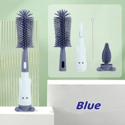 Qidalanma qablarının təmizlənməsi üçün fırça dəsti SF000004B, 3 əd, mavi