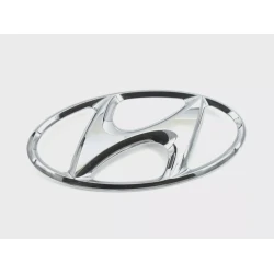 Логотип Hyundai Emblem Green_Avtomobil emblemləri_001, 17x8.5 см