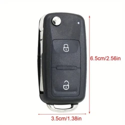 Açar qabı avtomobil açarları üçün Volkswagen üçün, 2 düyməli
