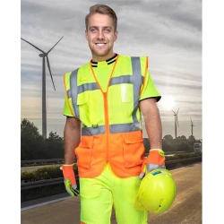 Сигнальный жилет Ardon, полиэстер, желтый/оранжевый, размер XXXL. Сигнальный жилет Ardon, полиэстер, желтый/оранжевый, размер XXXL.