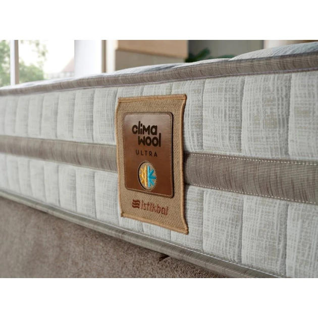 Матрас Istikbal Clima Wool Ultra, 160x200x28 см, белый