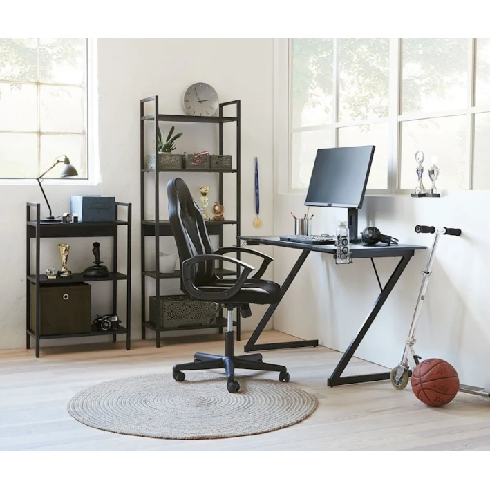 Игровой стол JYSK Halsted 60x120, черный