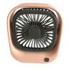 Mini-ventilyator ofis üçün 1001box, USB, çəhrayı