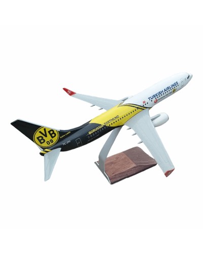 Kolleksiya heykəlciyi Turkish Airlines Boeing 737-800, 38.5x34.5x20 sm