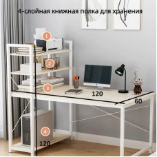 Yazı masası Stellaj White, 120x60x120 sm, ağ