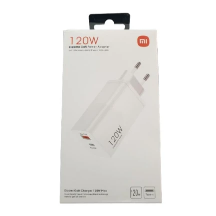 Сетевое зарядное устройство Xiaomi Mi GaN Power 120W White Сетевое зарядное устройство Xiaomi Mi GaN Power 120W White