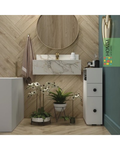 Hamam üçün şkaf 3563_M3GerdaBathWh, 50х19х70 sm