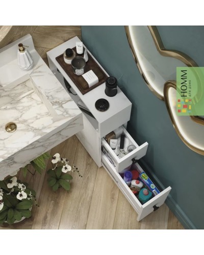 Hamam üçün şkaf 3563_M3GerdaBathWh, 50х19х70 sm