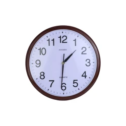 Divar saatı Avroluks AV-176, dairə, plastik, ağ/qəhvəyi, 37 sm Divar saatı Avroluks AV-176, dairə, plastik, ağ/qəhvəyi, 37 sm