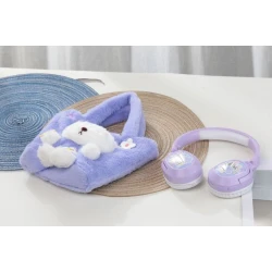 Uşaqlar üçün simsiz qulaqlıqlar, bənövşəyi