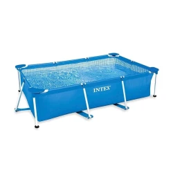 Бассейн Intex Rectangular 28270 каркасный, прямоугольный, 220х150х60 см, 1662 л, синий