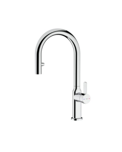 Qarışdırıcı kran Teka Oval 9382 1-qollu, xrom örtüklü