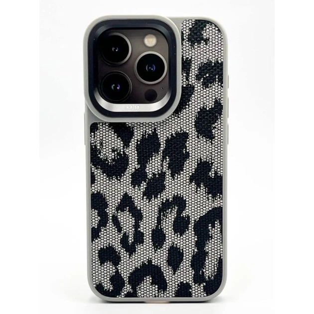 Чехол Kajsa 888_store_866 для Apple iPhone 15 Pro, Серый/Черный Чехол Kajsa 888_store_866 для Apple iPhone 15 Pro, Серый/Черный