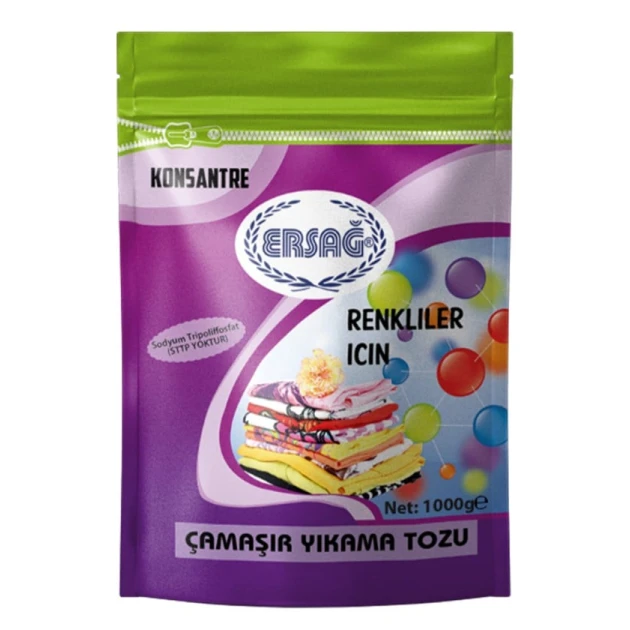 Концентрированный бесфосфатный стиральный порошок Ersag 102 для цветного белья, 1000 г Концентрированный бесфосфатный стиральный порошок Ersag 102 для цветного белья, 1000 г