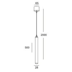 Asma çıraq Lustore LSP012-WT