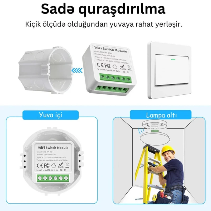 Умный переключатель Tuya Smart 3CH WiFi Tuya, пульт дистанционного управления Умный переключатель Tuya Smart 3CH WiFi Tuya, пульт дистанционного управления