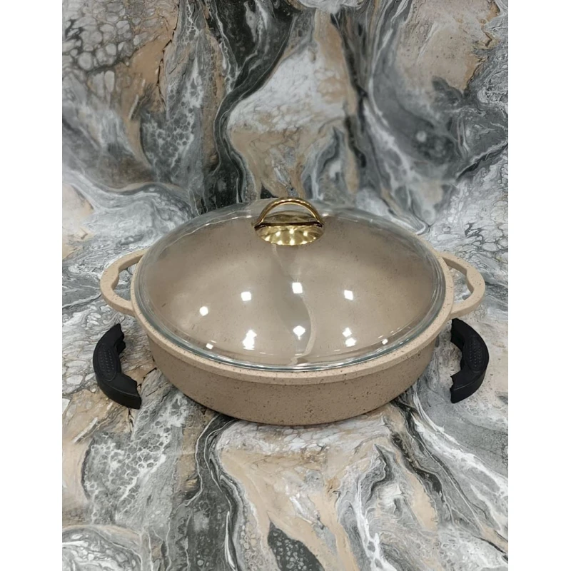 Сотейник Canali SHA-00002485, кремовый, 32 см