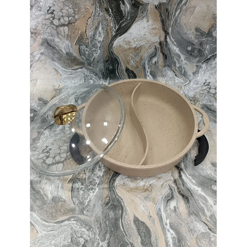 Сотейник Canali SHA-00002485, кремовый, 32 см