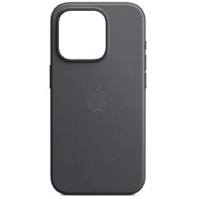 Çexol Apple FineWoven Case with MagSafe - Black Model A3134 iPhone 15 Pro üçün (MT4H3ZM/A)