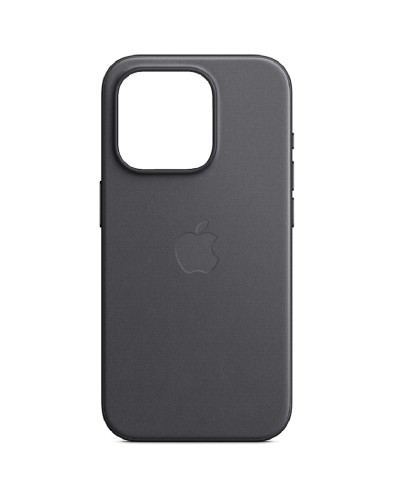 Çexol Apple FineWoven Case with MagSafe - Black Model A3134 iPhone 15 Pro üçün (MT4H3ZM/A)