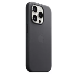 Чехол Apple FineWoven Case with MagSafe - Black Model A3134 для iPhone 15 Pro (MT4H3ZM/A)