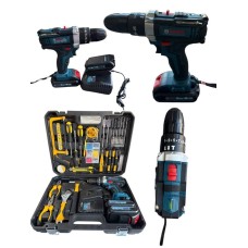 Drel-şurup bağlayan Bosch + 2 akkumulyator + keys - Drel_bosch_nabor_00080
