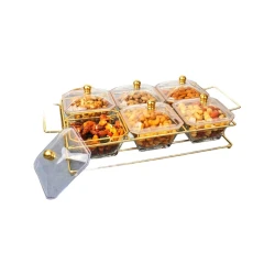 Çərəz qabı 40×21×9 sm, şüşə