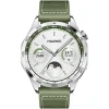 Смарт-часы Huawei Watch GT 4 46mm Phoinix-B19W Silver W/Green Woven (55020BGY) Смарт-часы Huawei Watch GT 4 46mm Phoinix-B19W Silver W/Green Woven (55020BGY)