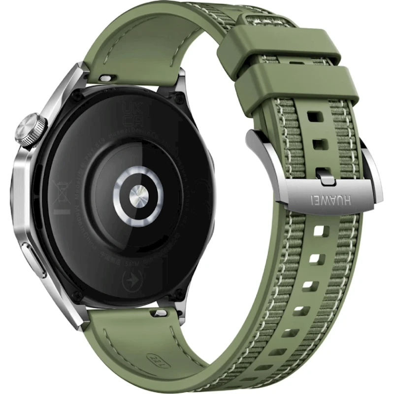 Смарт-часы Huawei Watch GT 4 46mm Phoinix-B19W Silver W/Green Woven (55020BGY) Смарт-часы Huawei Watch GT 4 46mm Phoinix-B19W Silver W/Green Woven (55020BGY)