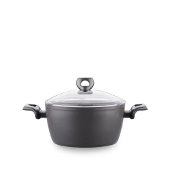 Кастрюля Korkmaz Nora A3931, 24x11.7 см, черная