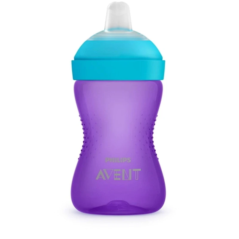 Tökülməyən fincan Philips AVENT, 300 ml, 9+ ay, Bənövşəyi Tökülməyən fincan Philips AVENT, 300 ml, 9+ ay, Bənövşəyi