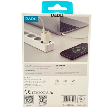 Зарядное устройство Dadu GaN DC-368 25W PD Golden