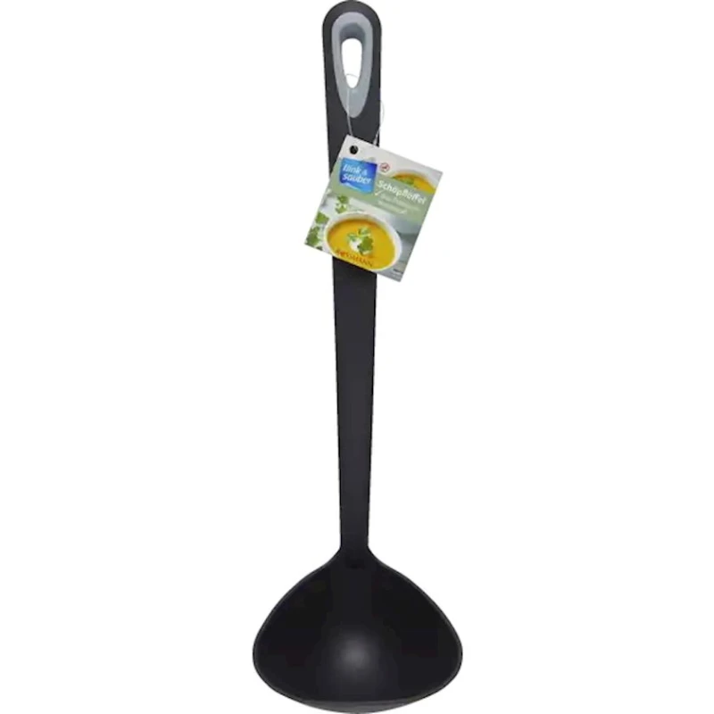 Половник Flink & Sauber нейлон, с петлей для подвешивания, Черный Половник Flink & Sauber нейлон, с петлей для подвешивания, Черный