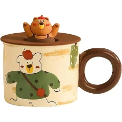 Чашка Bear, разноцветная, 400 мл