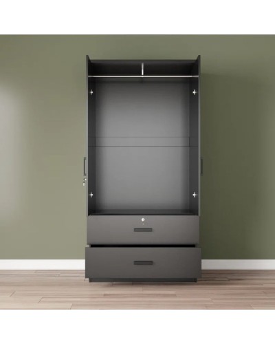 Şkaf Art Mebel Art-80-42, boz, 210х80х50 sm