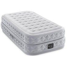 Təknəfərlik şişmə döşək-çarpayı Intex Supreme Air-Flow 64488 quraşdırılmış nasos ilə 220V, boz, 99x191x51 sm