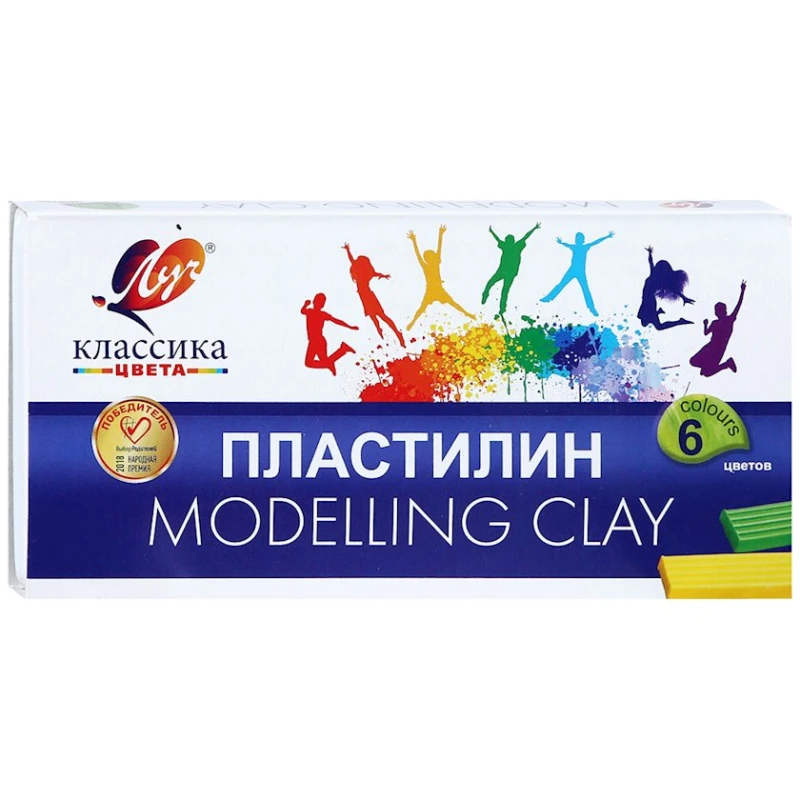 Пластилин Луч Классика 6 цветов 120 г Пластилин Луч Классика 6 цветов 120 г