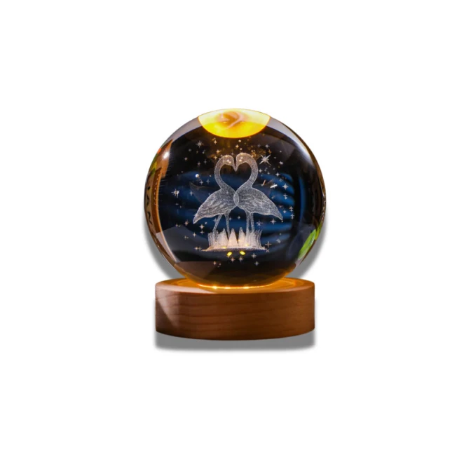 Сувенирный шар Лебедь