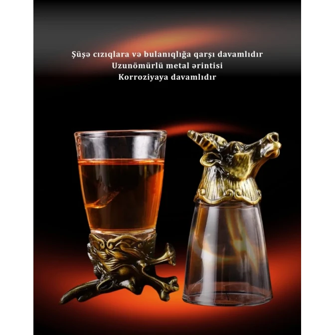 Qədəh dəsti Kishi.az, 30 ml, 12 əd