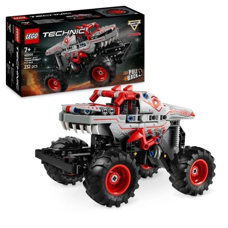 Конструктор LEGO Technic Monster Jam ThunderROARus 42200, 232 детали, от 7 лет